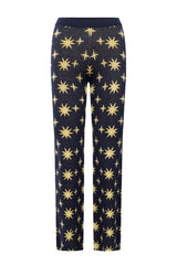 HUNKØN Orion Knit Trousers Bukser Midtnight Stars