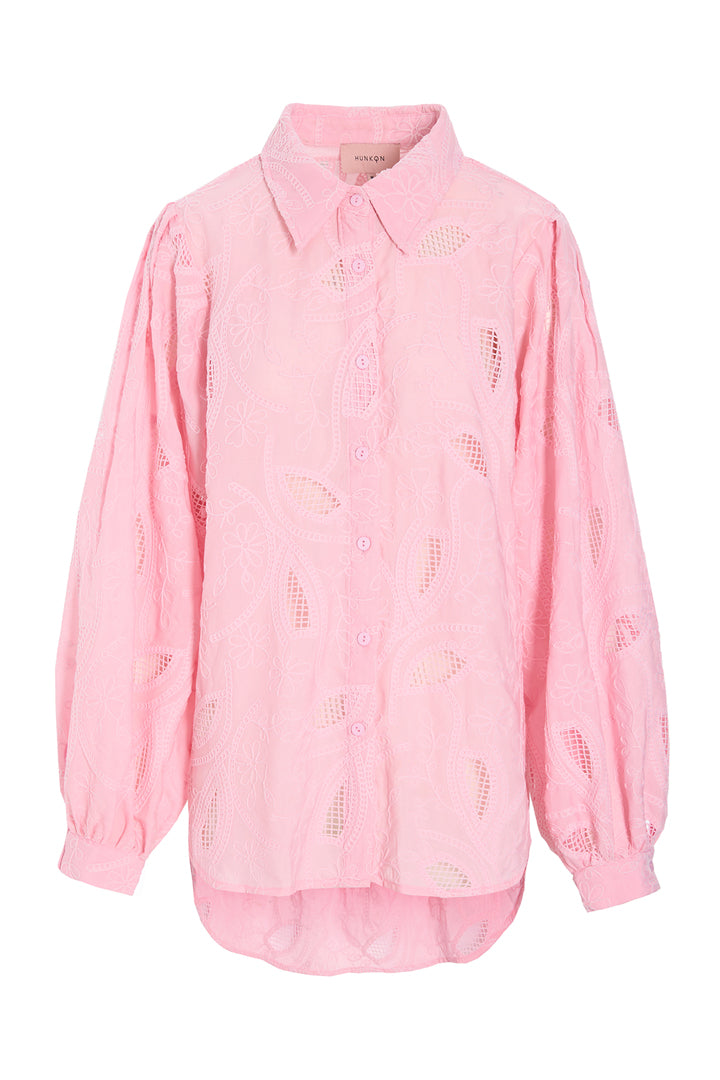 HUNKØN Orla Shirt Skjorter Pink