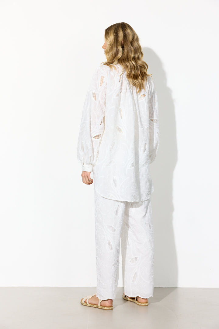 HUNKØN Orla Shirt Skjorter White