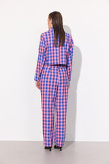 HUNKØN Pamela Jacket Jakker Pink Checked