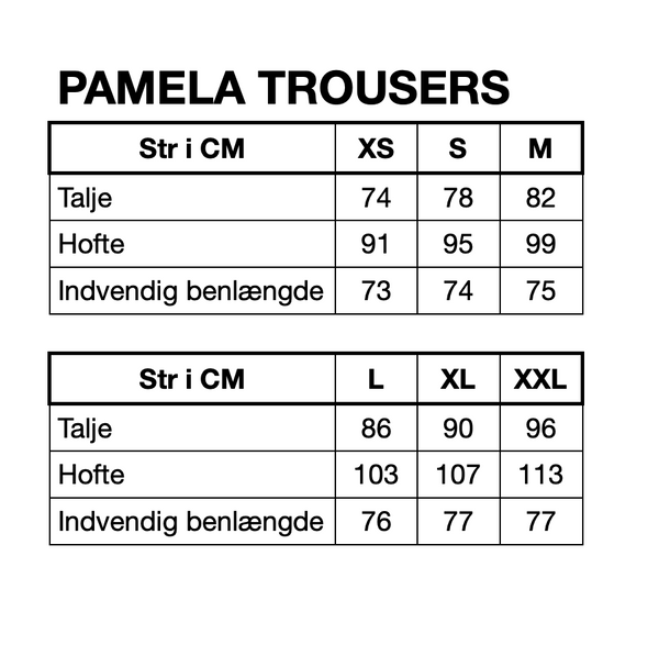 HUNKØN Pamela trousers Bukser Pink Checked