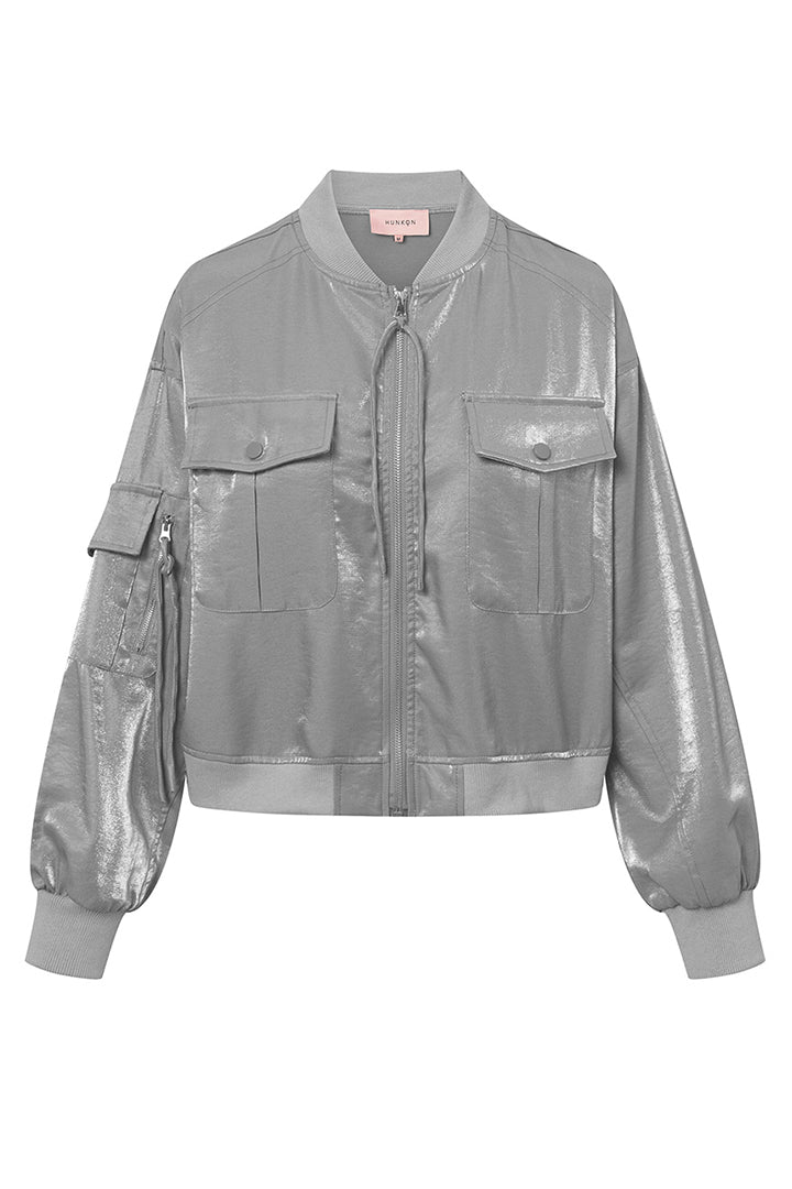 HUNKØN Patrice Jacket Jakker Silver