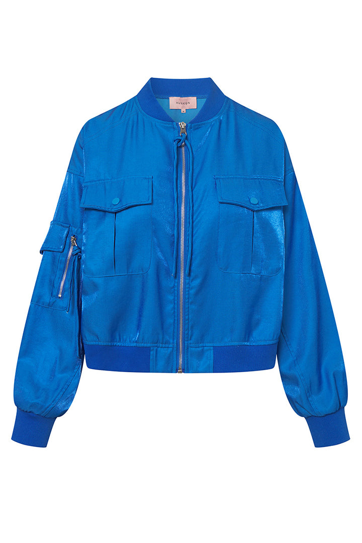 HUNKØN Patrice Jacket Jakker Sky blue