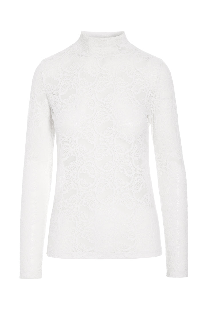 HUNKØN Perry Blouse Bluser White