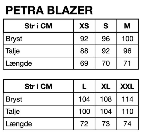 HUNKØN Petra Blazer Jakker Brown