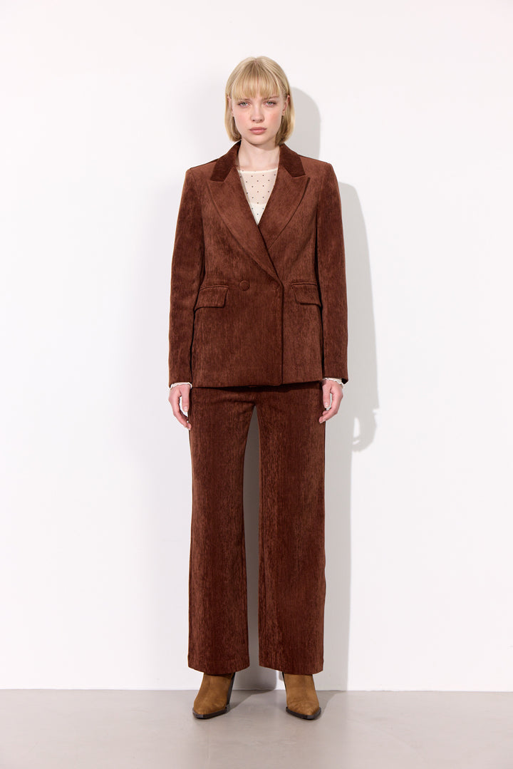 HUNKØN Petra Blazer Jakker Brown