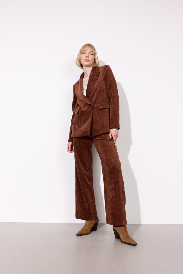 HUNKØN Petra Blazer Jakker Brown