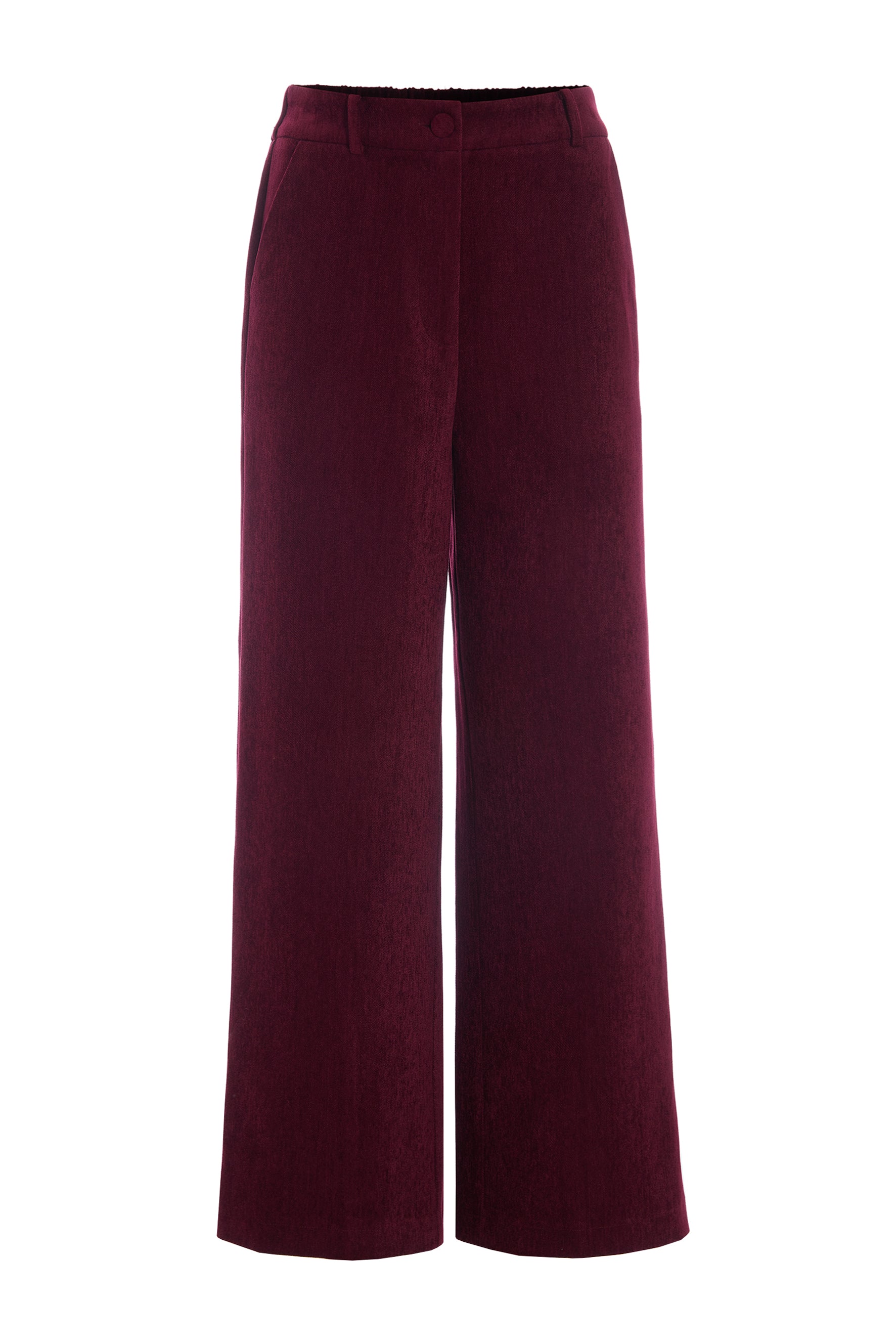HUNKØN Petra Trousers Bukser Burgundy