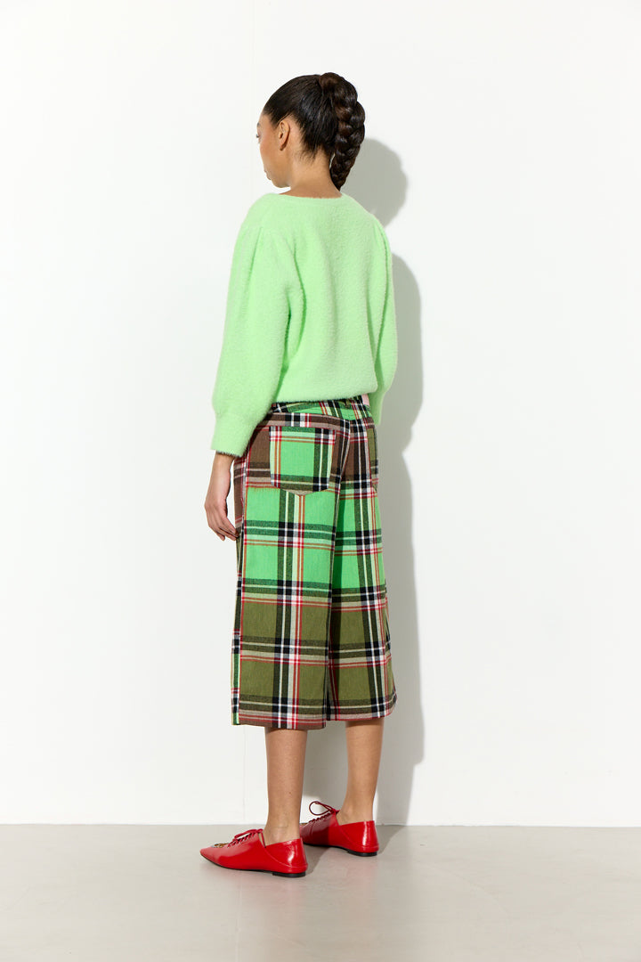 HUNKØN Ramone Shorts Shorts Green Tartan