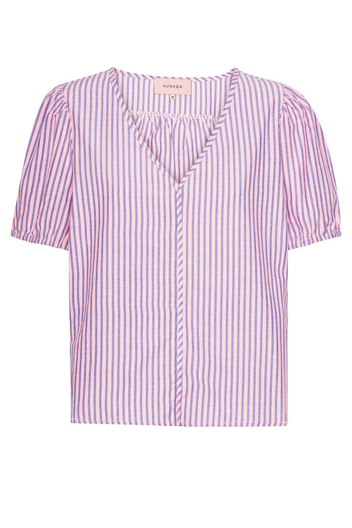 HUNKØN Randi Top Toppe Pink Striped