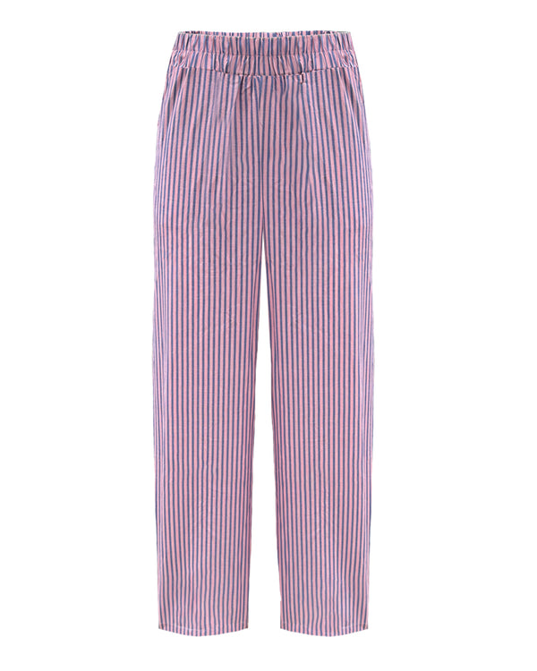 HUNKØN Randi Trousers Bukser Pink Striped