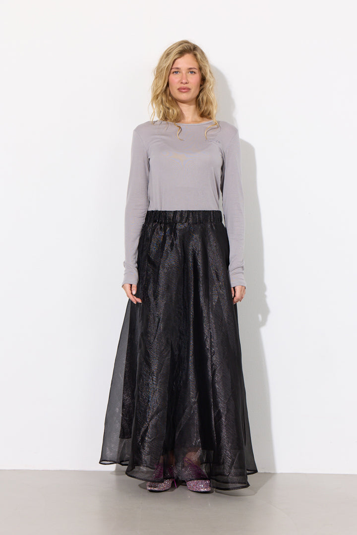 HUNKØN Rebekka Blouse Bluser Grey