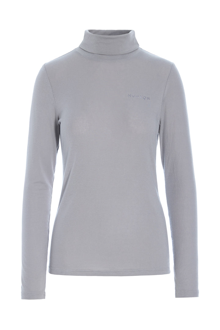 HUNKØN Rebekka Turtleneck Bluser Grey