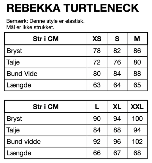 HUNKØN Rebekka Turtleneck Bluser Pink