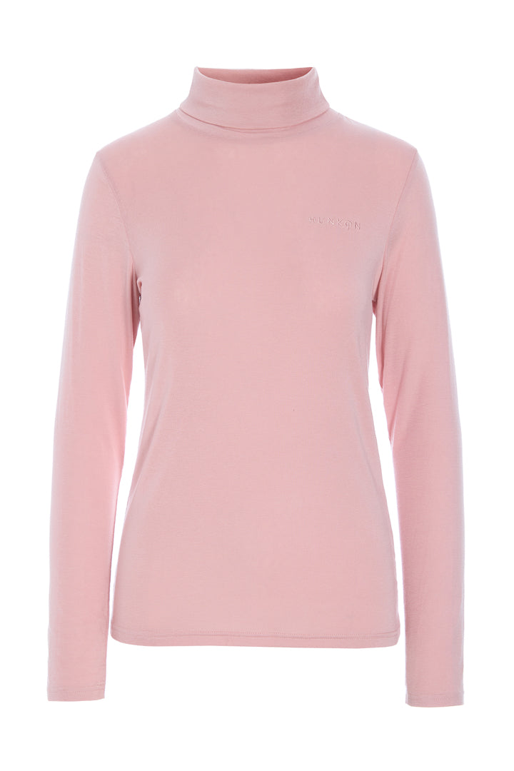 HUNKØN Rebekka Turtleneck Bluser Pink