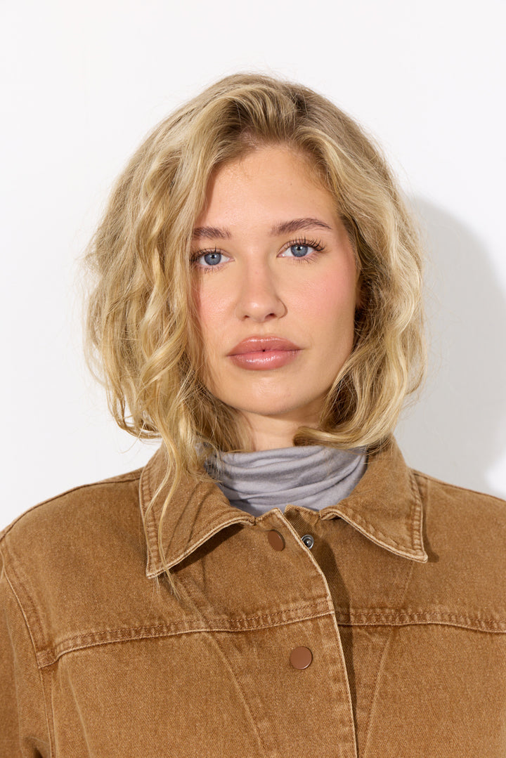 HUNKØN Renata Shirt Skjorter Brown