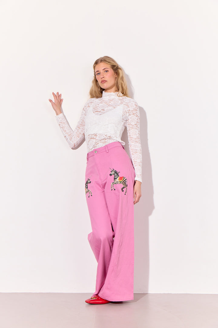 HUNKØN Ronja Blouse Bluser White