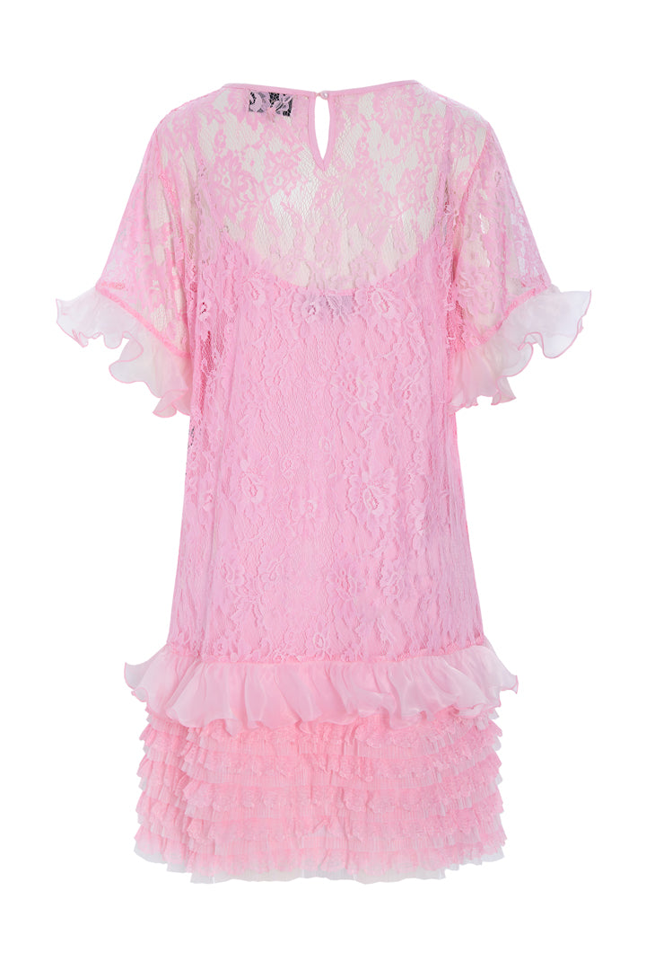 HUNKØN Rosanne Dress Kjoler Pink
