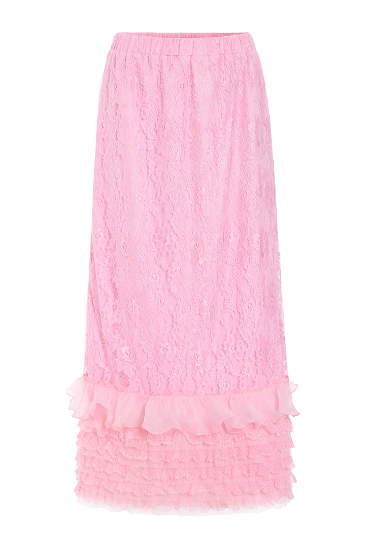 HUNKØN Rosanne skirt Nederdele Pink