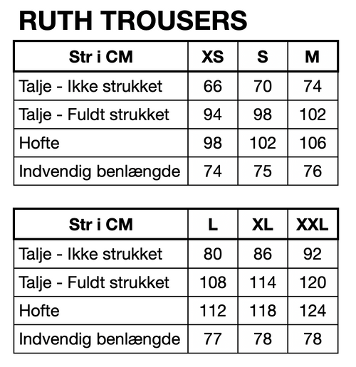 HUNKØN Ruth Trousers Bukser Yellow