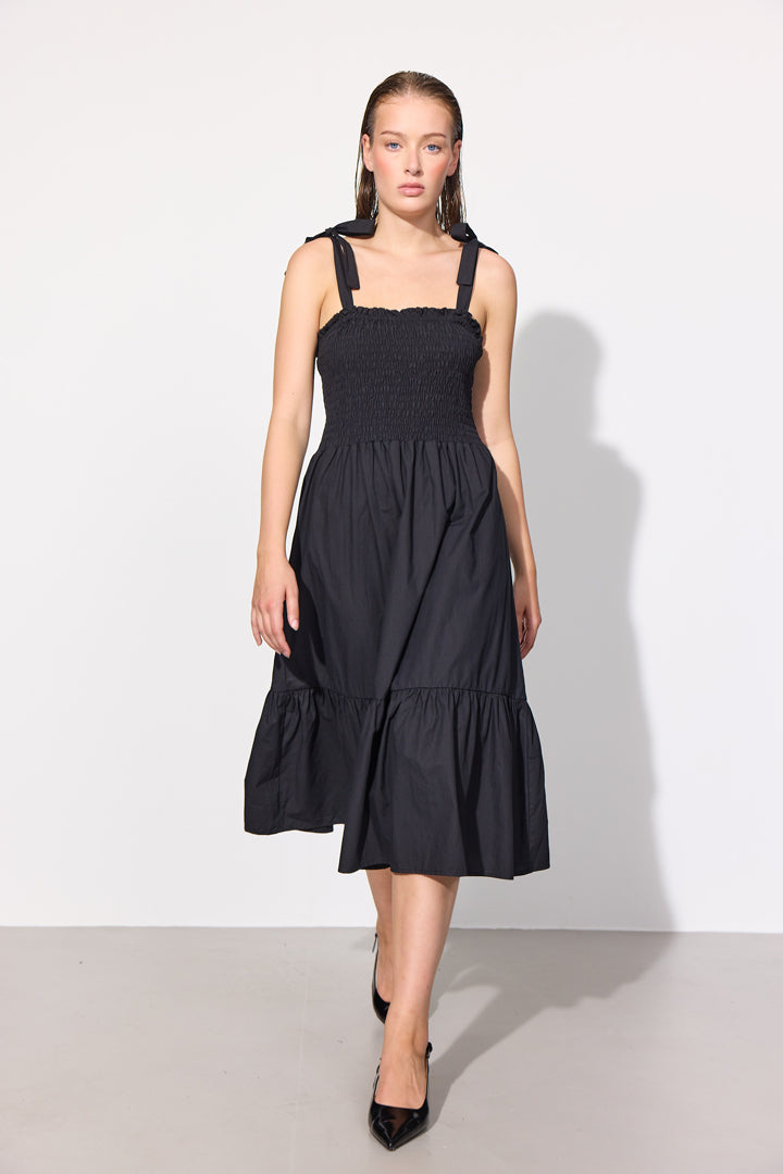 HUNKØN Safire dress Kjoler Black