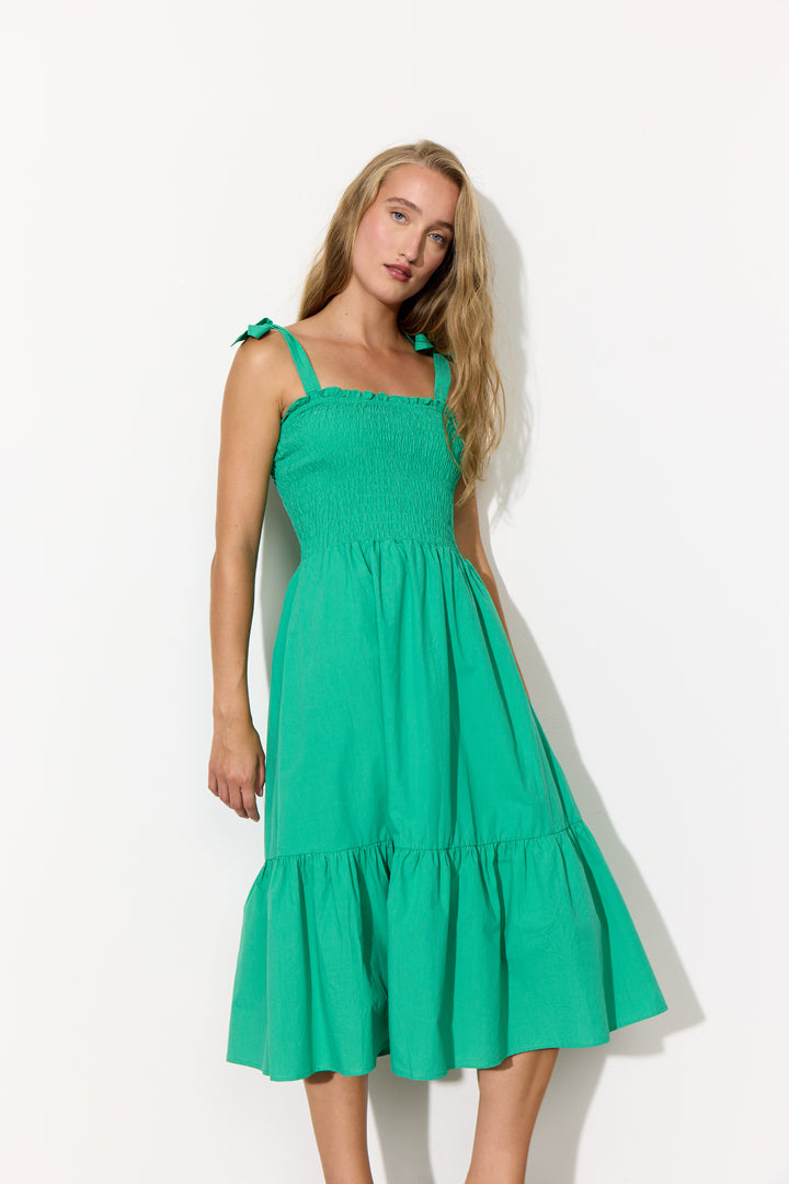 HUNKØN Safire dress Kjoler Green