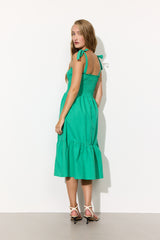 HUNKØN Safire dress Kjoler Green