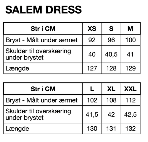 HUNKØN Salem Dress Kjoler White