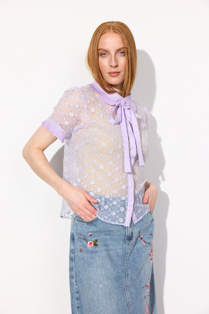 HUNKØN Sammy Shirt Skjorter Lavender