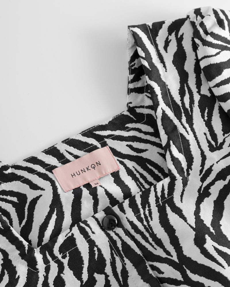 HUNKØN Sanna Blouse Bluser Zebra Striped