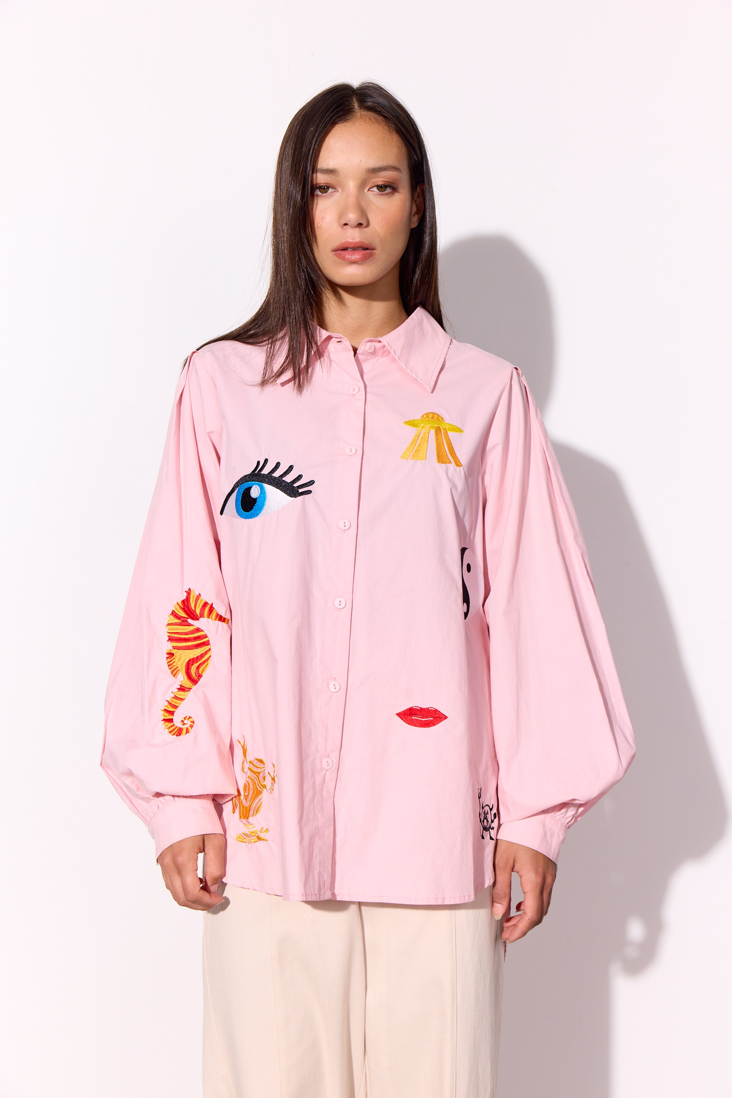 HUNKØN Sasha Shirt Skjorter Pink