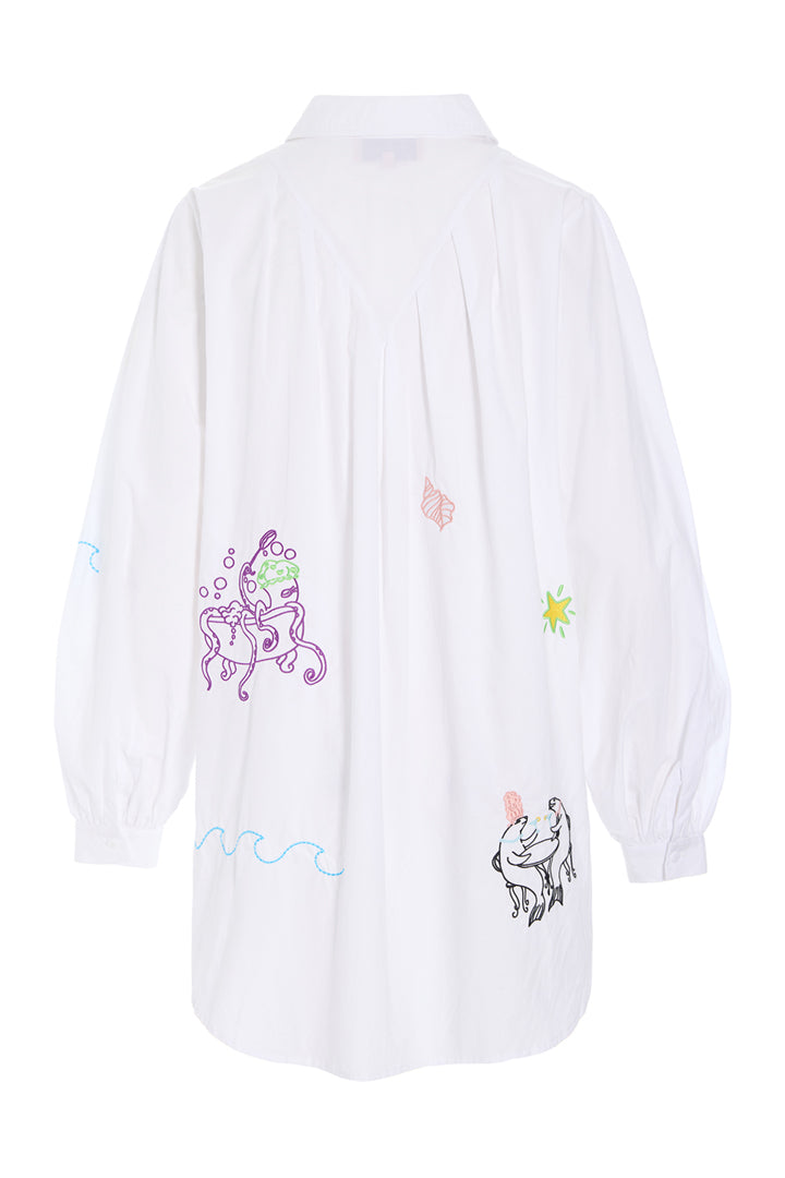 HUNKØN Sasha Shirt Skjorter White