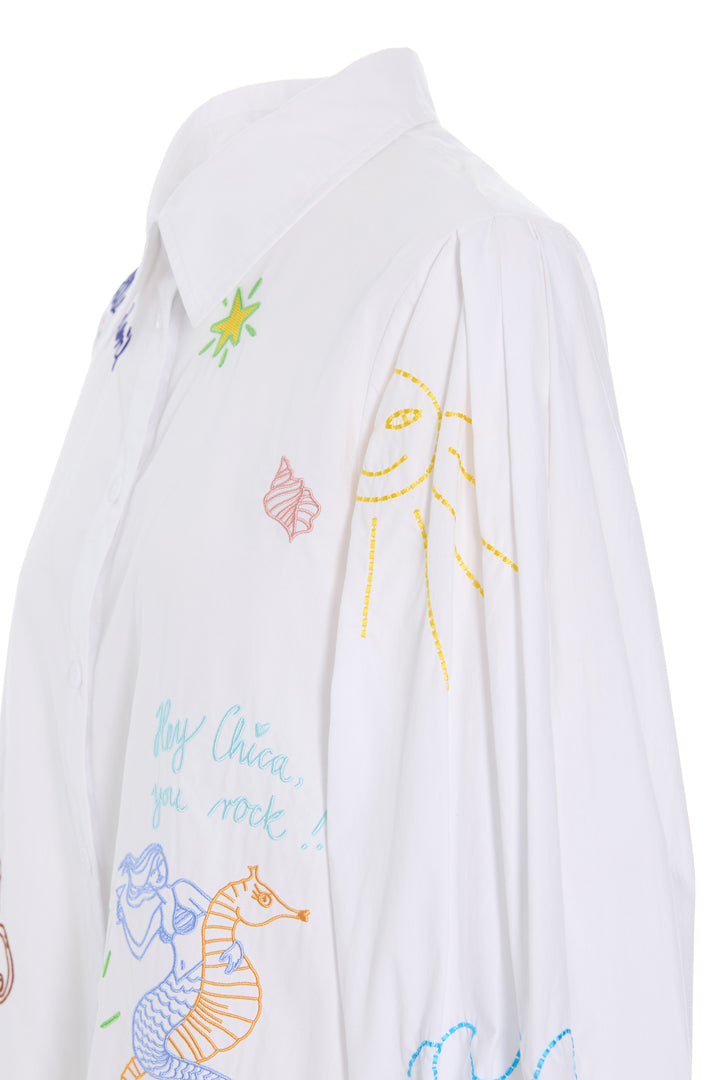 HUNKØN Sasha Shirt Skjorter White