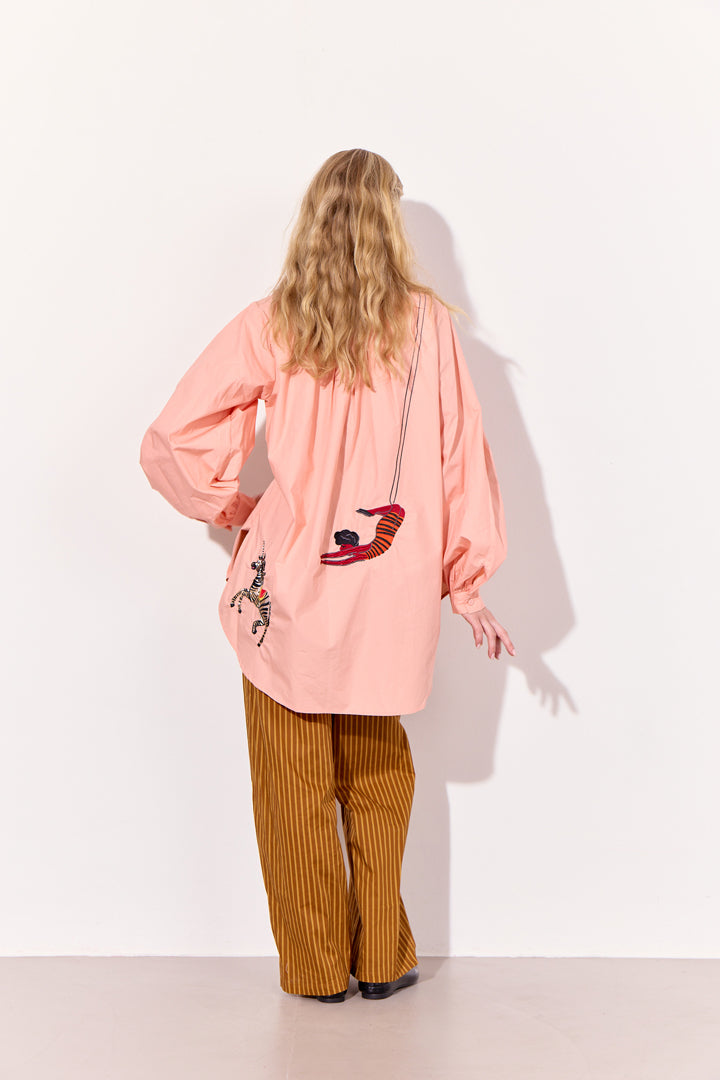 HUNKØN Sasha Shirt Skjorter Peach