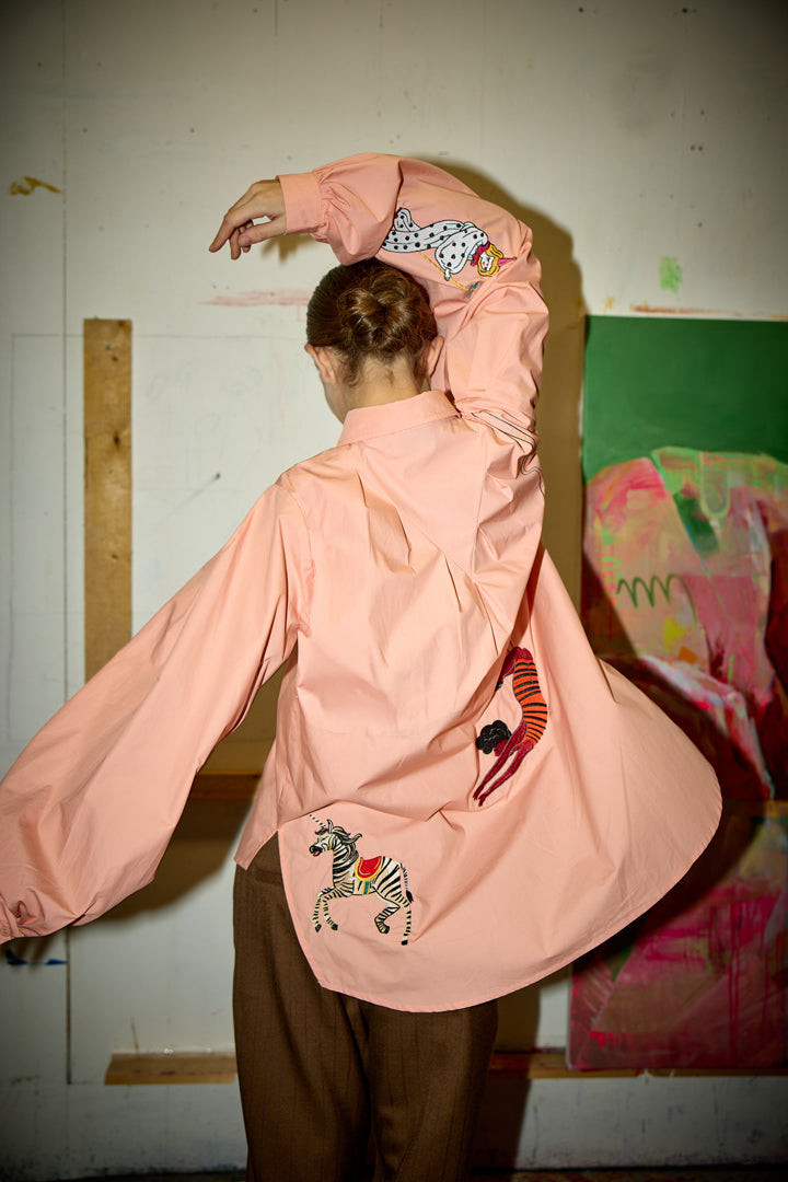 HUNKØN Sasha Shirt Skjorter Peach