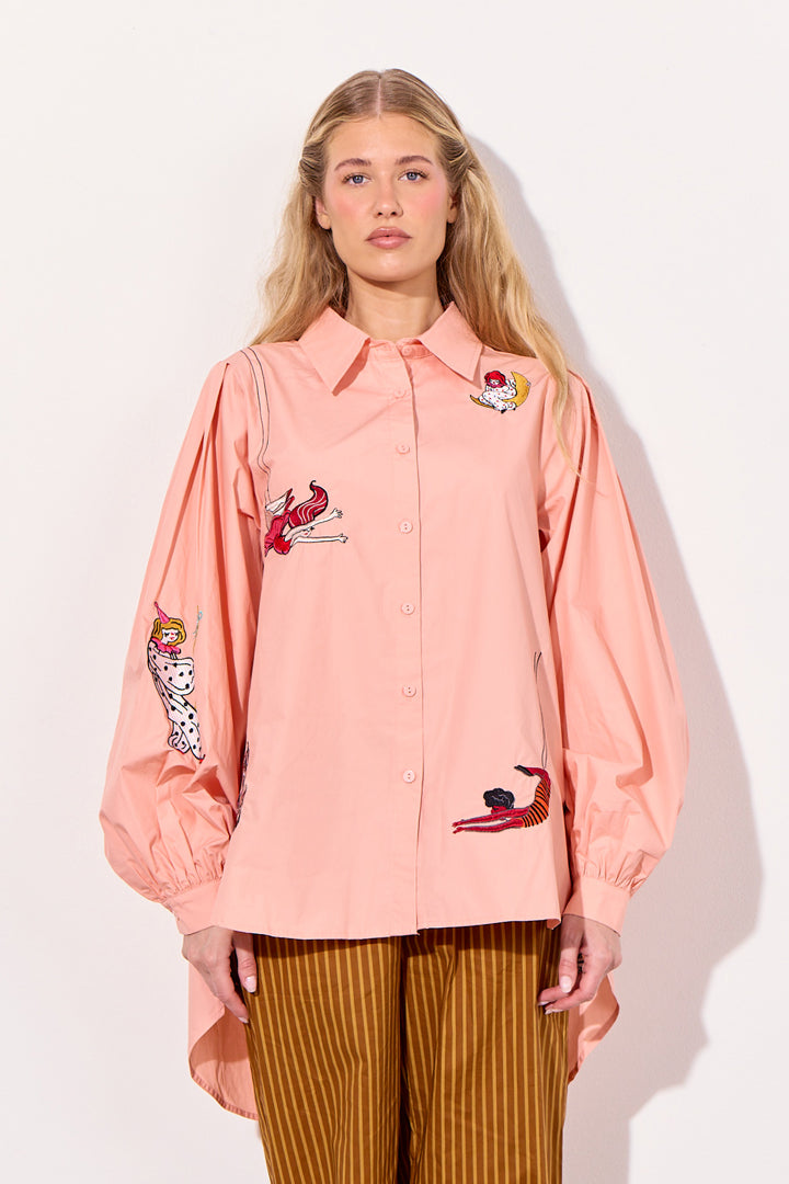 HUNKØN Sasha Shirt Skjorter Peach