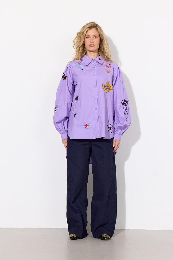 HUNKØN Sasha Shirt Skjorter Lavender