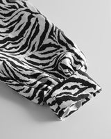 HUNKØN Savannah Hoodie Bluser Zebra Striped