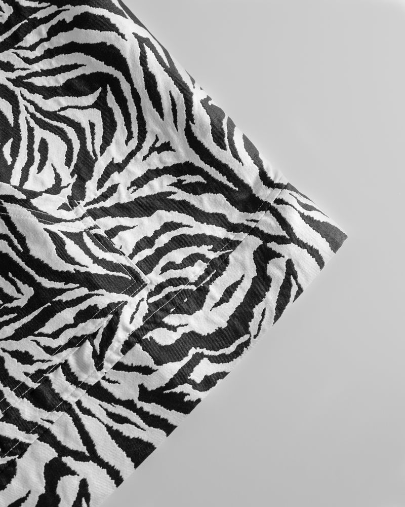HUNKØN Savannah Hoodie Bluser Zebra Striped