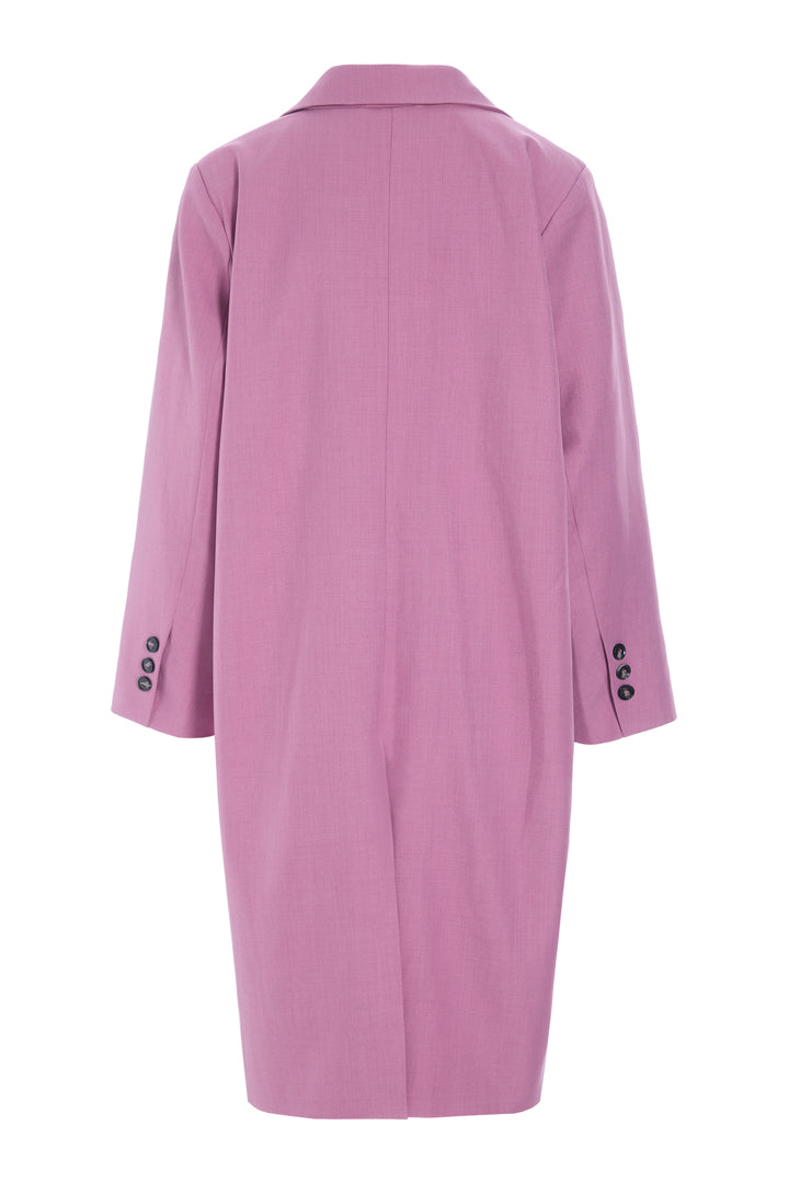 HUNKØN Sia Coat Frakker Dusty Rose