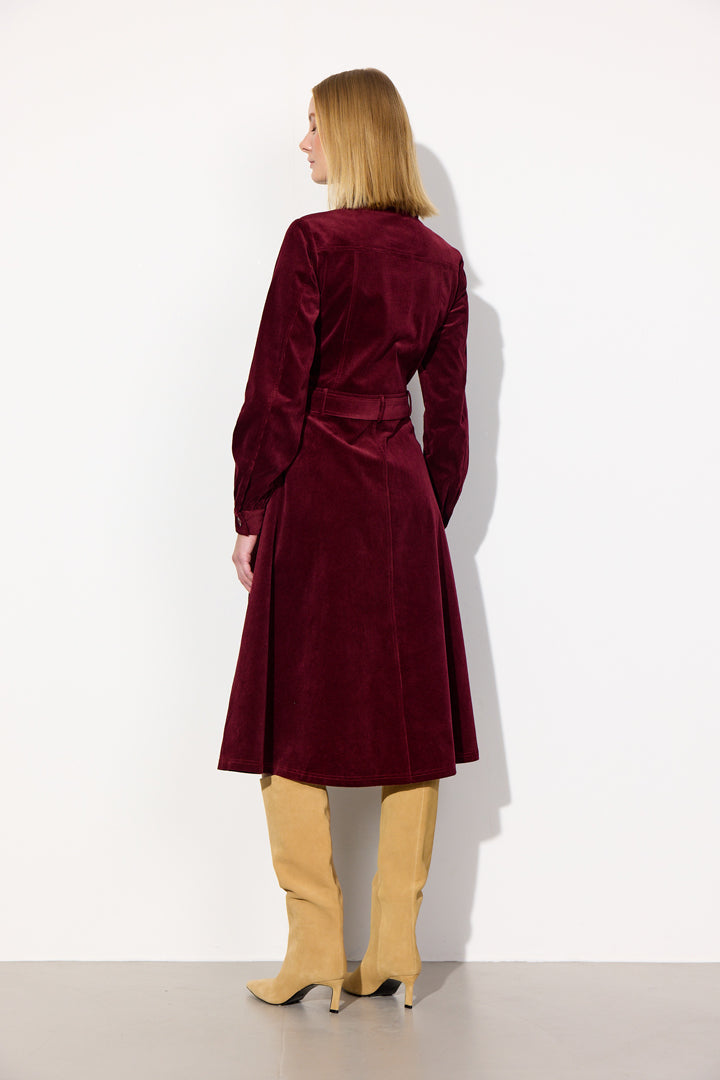 HUNKØN Silje Dress Kjoler Bordeaux