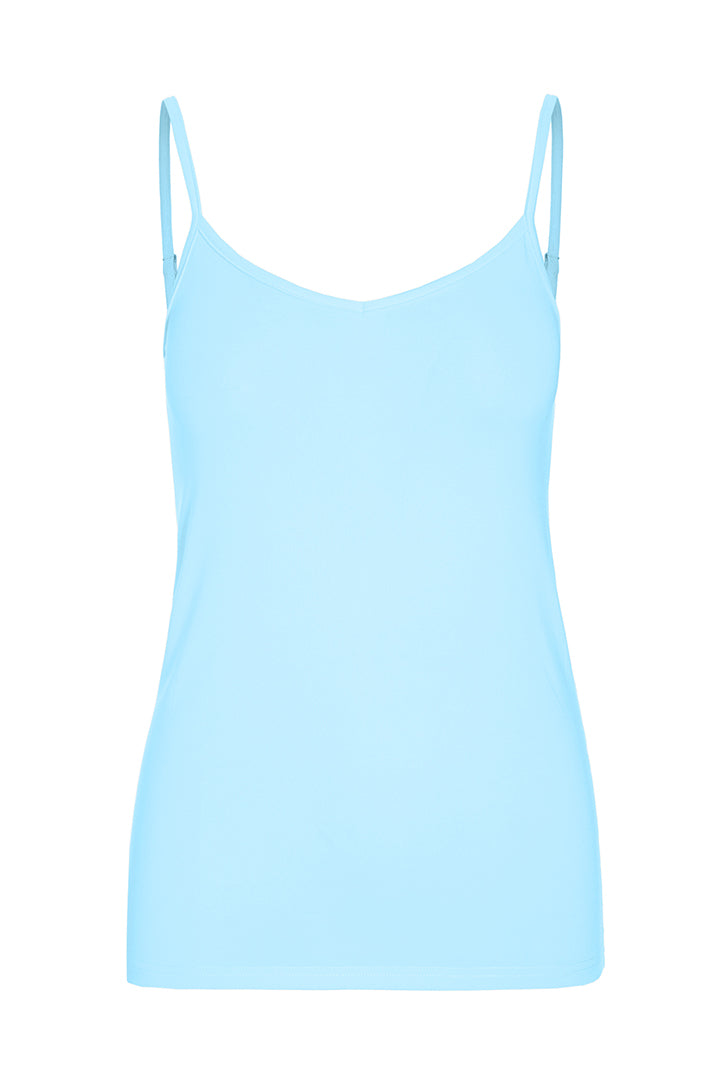 HUNKØN Simone Top Toppe Blue