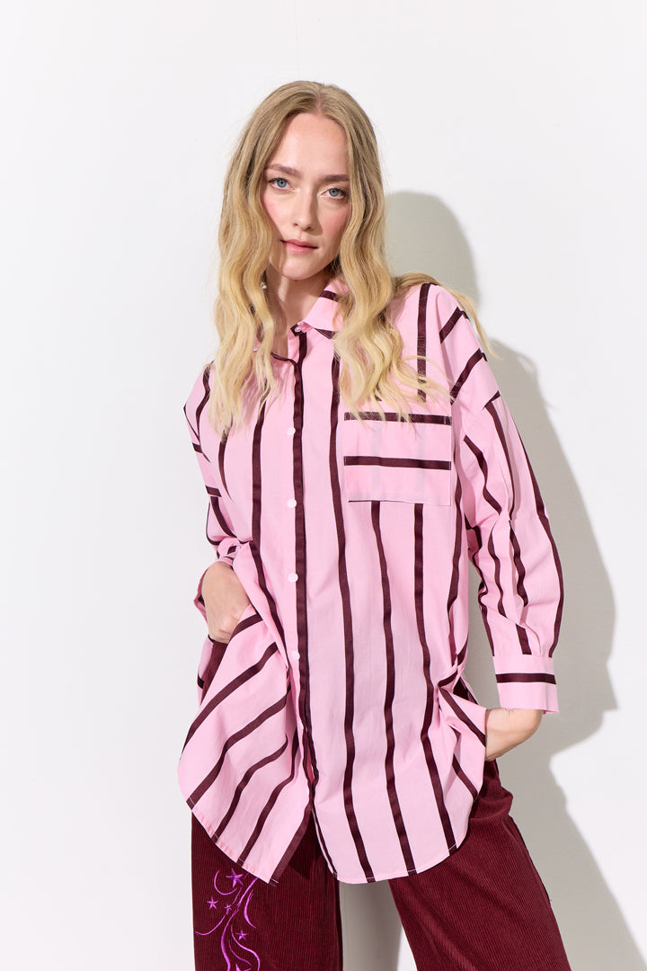 HUNKØN Sissel Shirt Skjorter Pink