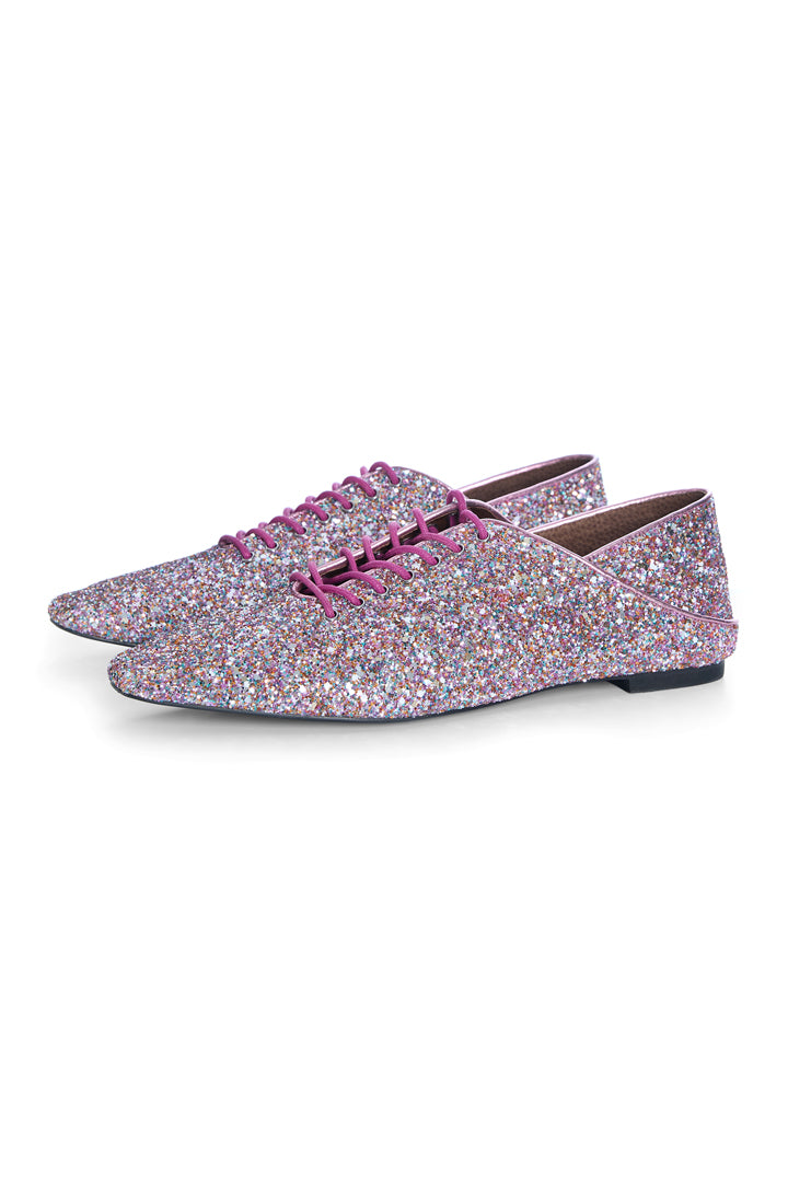 HUNKØN Solvej Shoes Accessories Plum Glitter