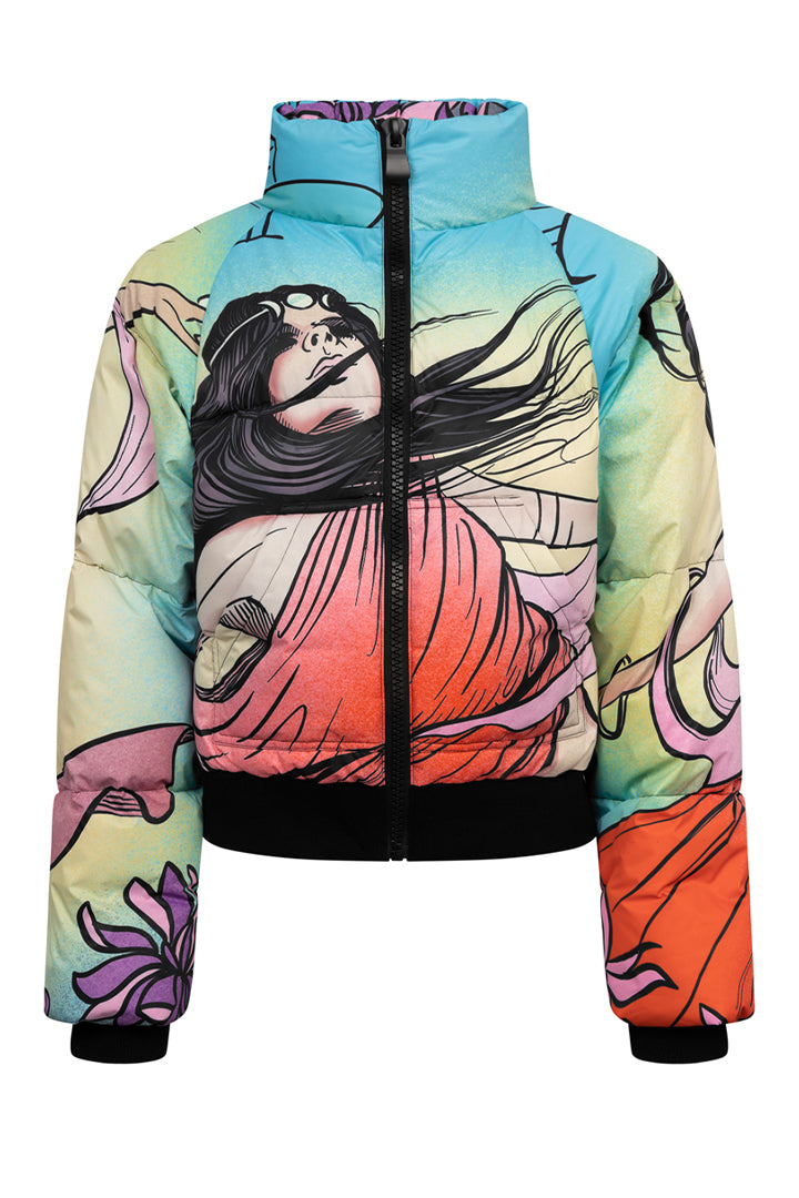 HUNKØN Stevie Bomber Jacket Jakker The Witch Art Print