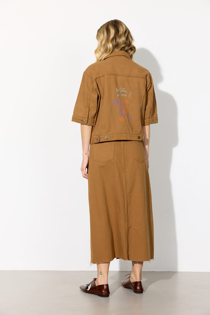 HUNKØN Suki Jacket Jakker Caramel