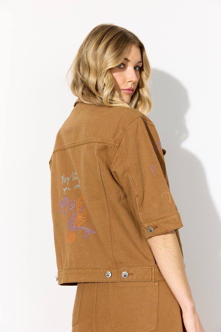 HUNKØN Suki Jacket Jakker Caramel