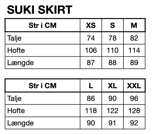 HUNKØN Suki Skirt Nederdele Caramel