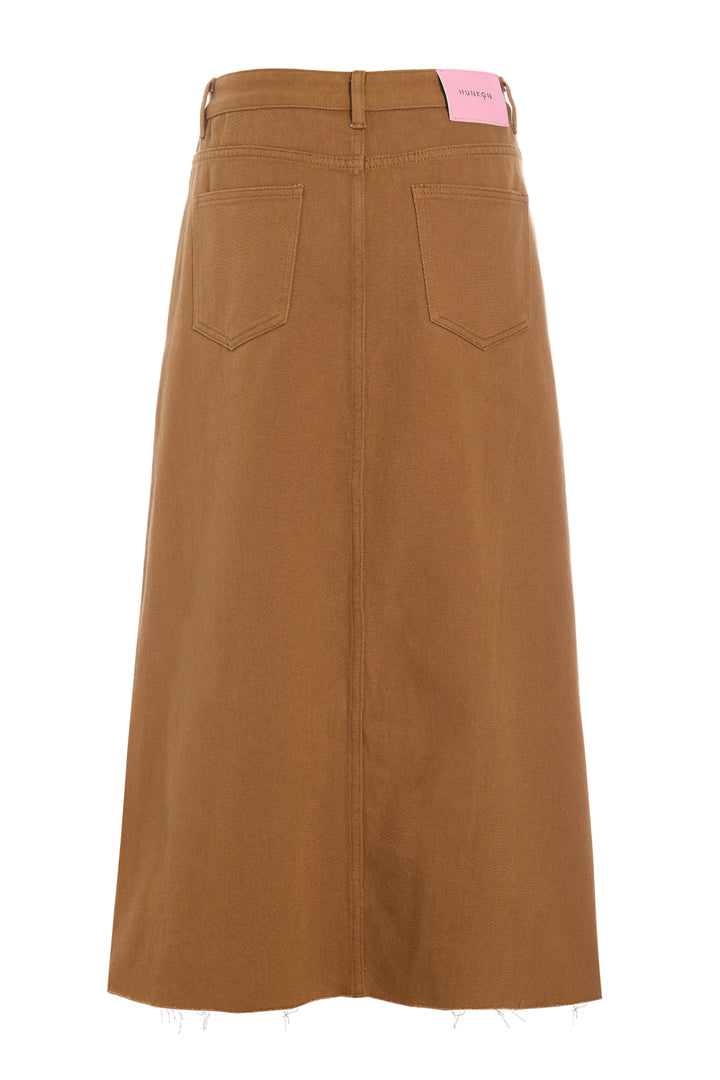 HUNKØN Suki Skirt Nederdele Caramel