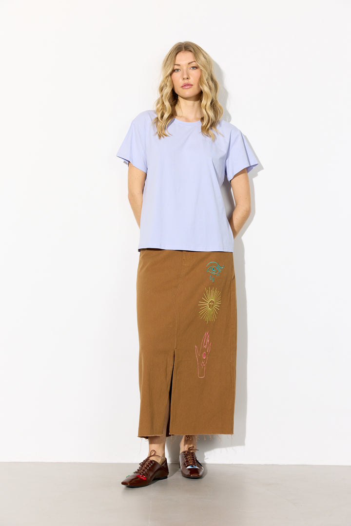 HUNKØN Suki Skirt Nederdele Caramel